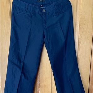 Express brand Pants size 8 women, navy blue color. Made in Hong Kong